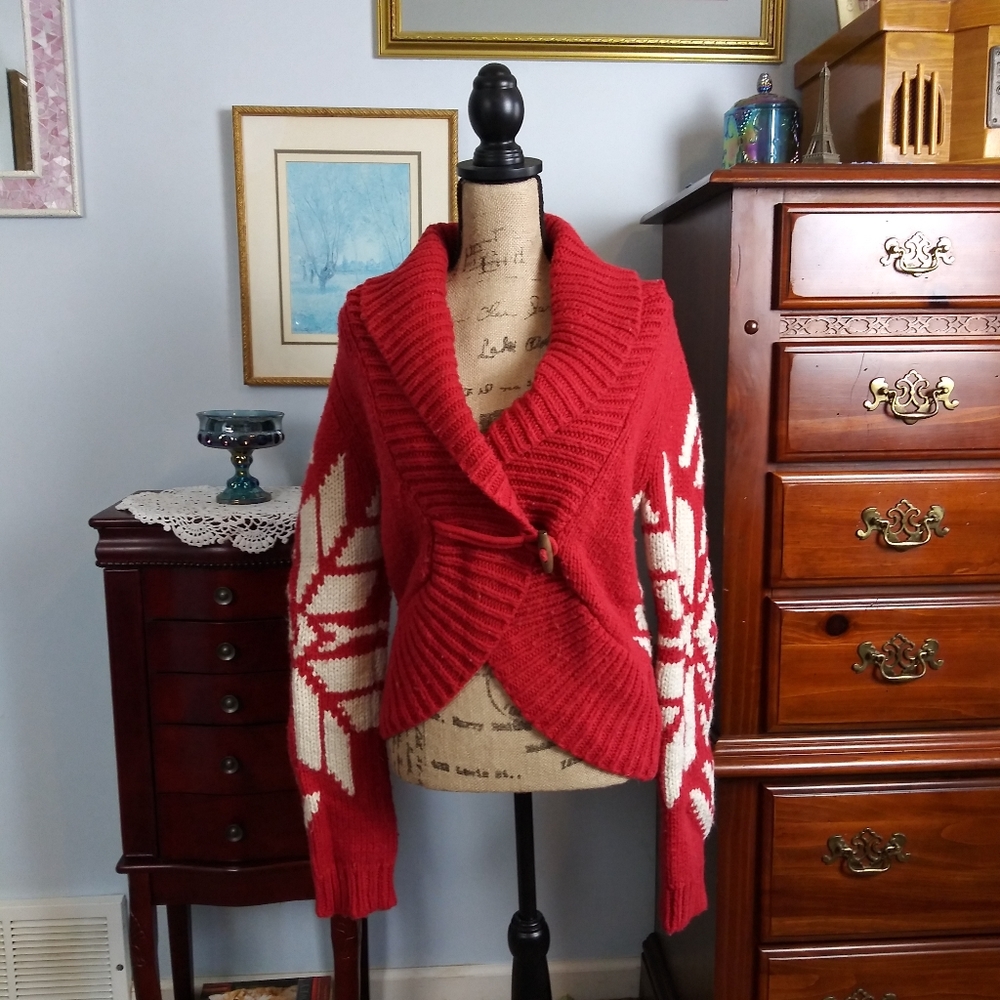 American Eagle (A.E.) Wrap Nordic Sweater